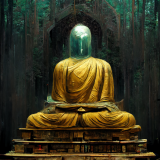 No.15 奈良の森の仏像
